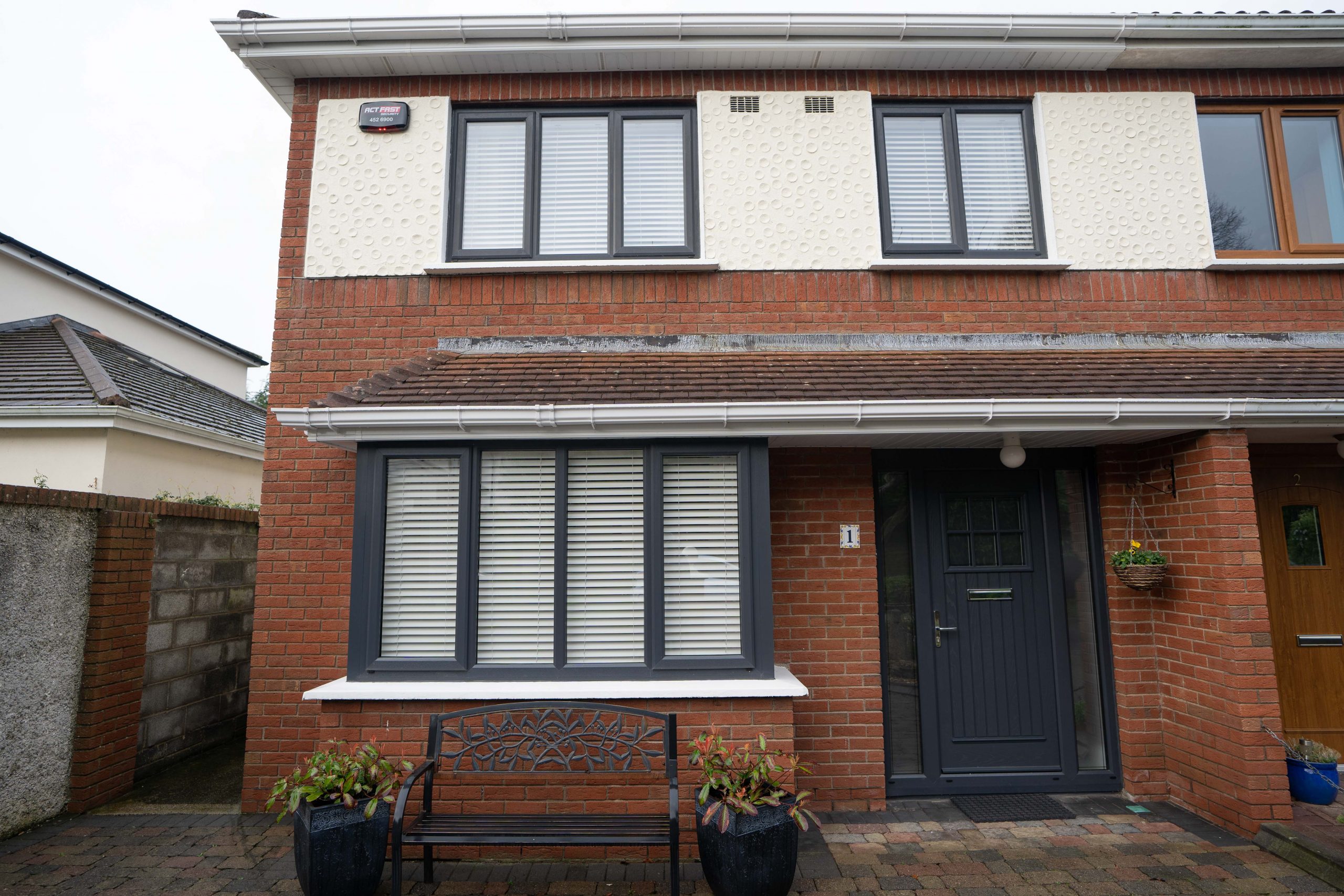 Front - Upstairs and downstairs