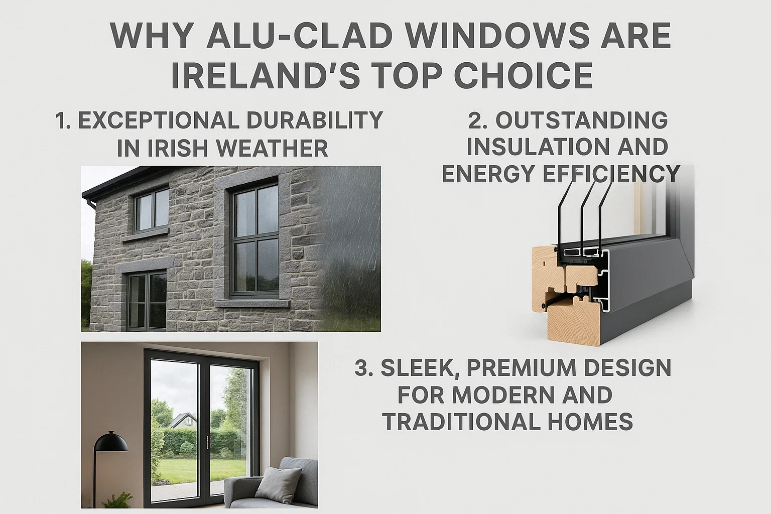 Why Alu-Clad Windows Are Ireland’s Top Choice