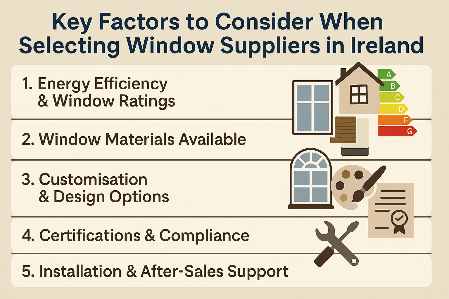 Key Factors to Consider When Selecting Window Suppliers in Ireland
