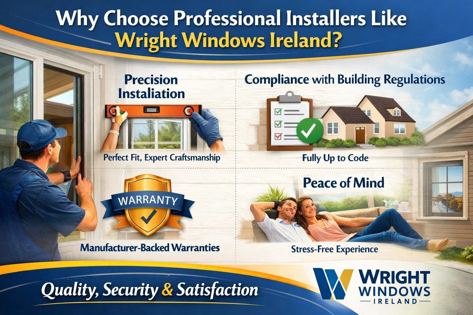 Why Choose Professional Installers Like Wright Windows Ireland?