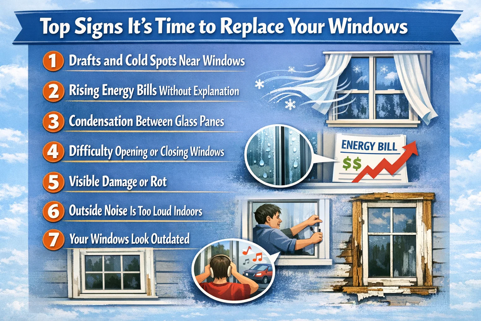 Top Signs It’s Time to Replace Your Windows