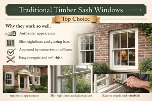 Traditional Timber Sash Windows (Top Choice)