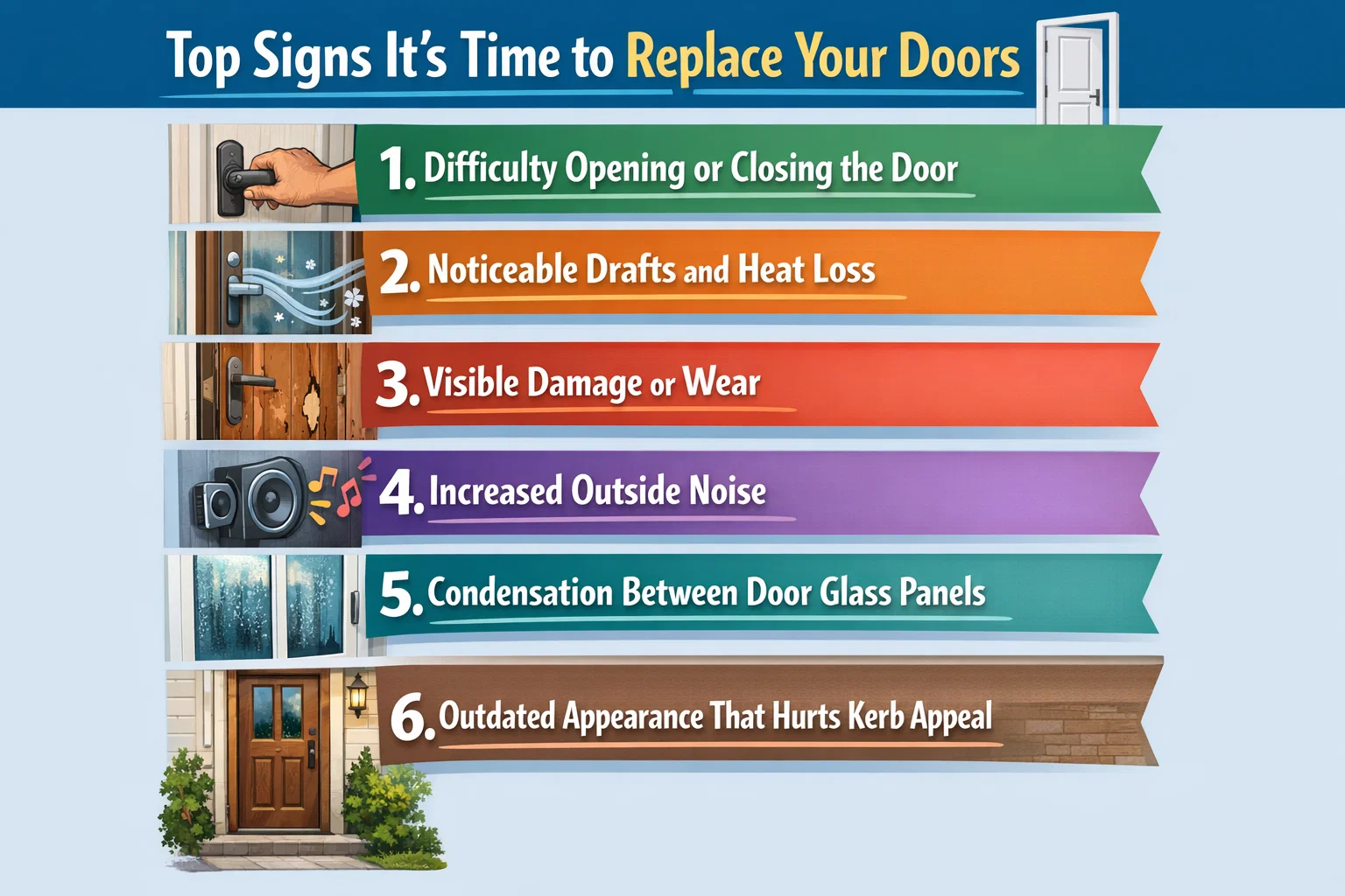 Top Signs It’s Time to Replace Your Doors