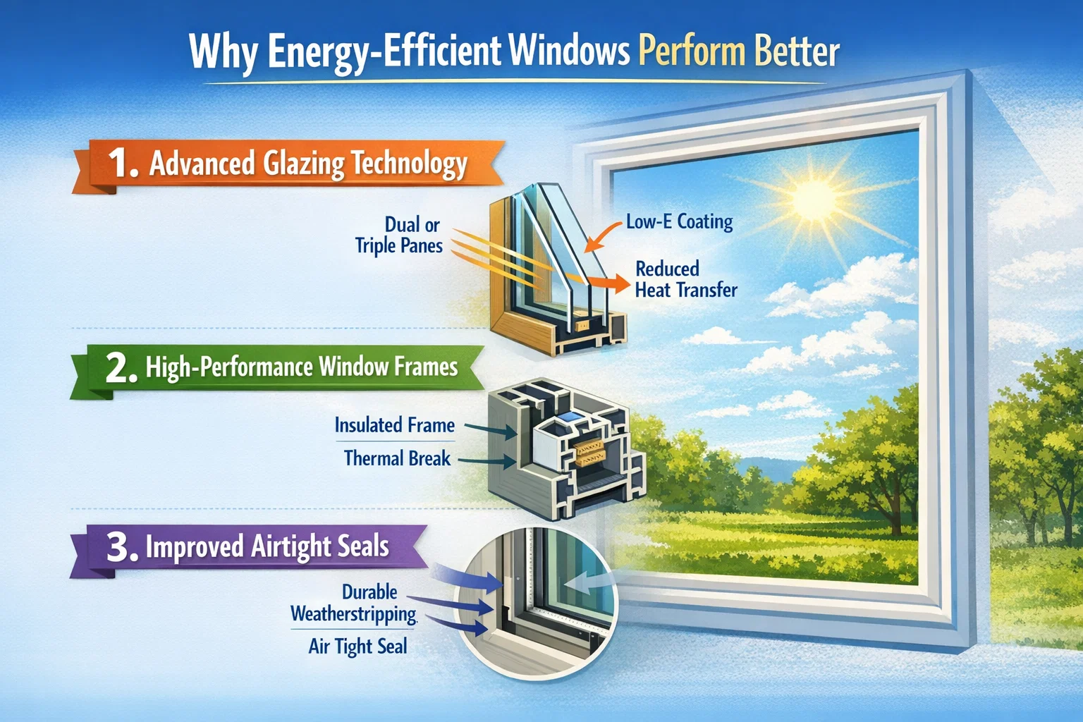 Why Energy-Efficient Windows Perform Better