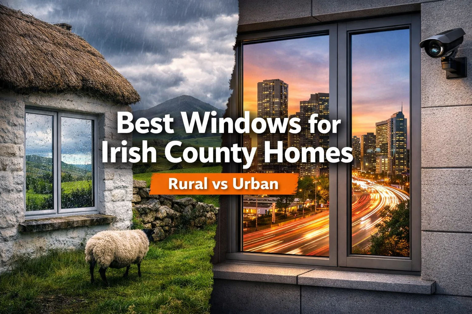 Best Windows for Irish County Homes: Rural vs Urban Performance