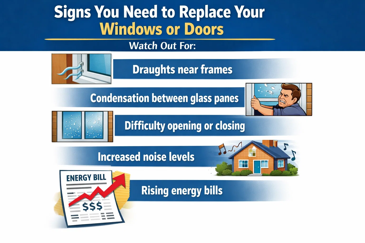 Signs You Need to Replace Your Windows or Doors
