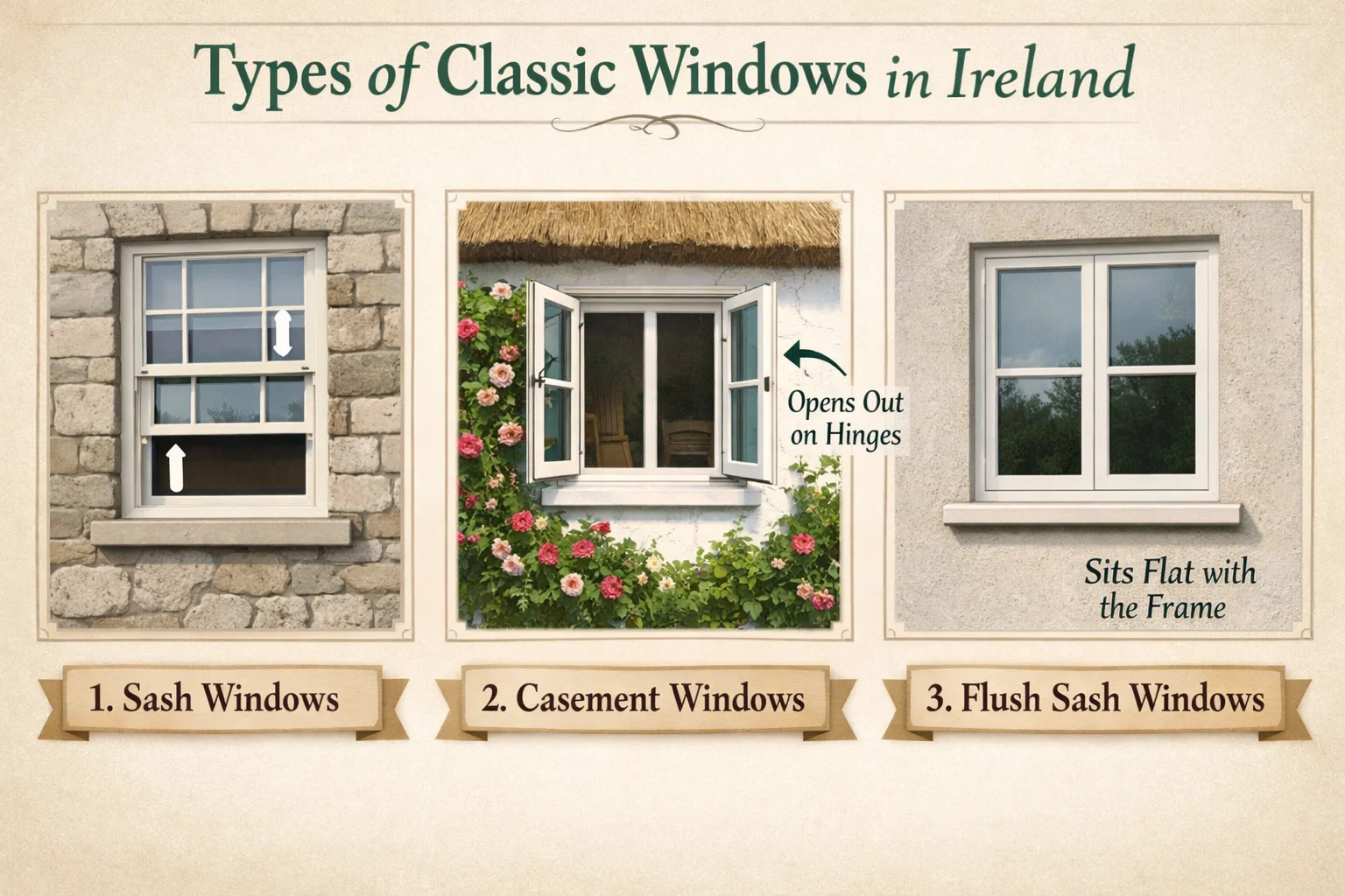 Types of Classic Windows in Ireland
