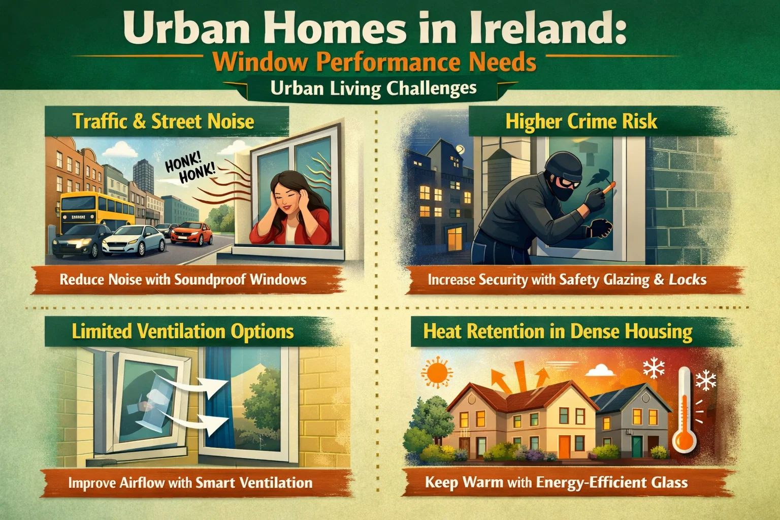 Urban Homes in Ireland: Window Performance Needs