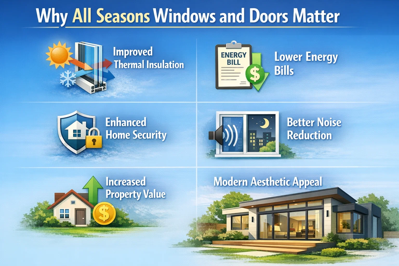 Why All Seasons Windows and Doors Matter