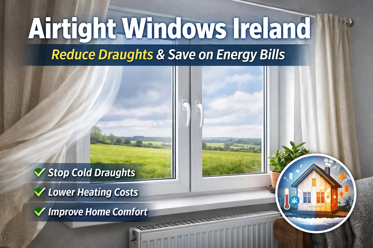 Airtightness & Windows: How to Reduce Draughts in Irish Homes