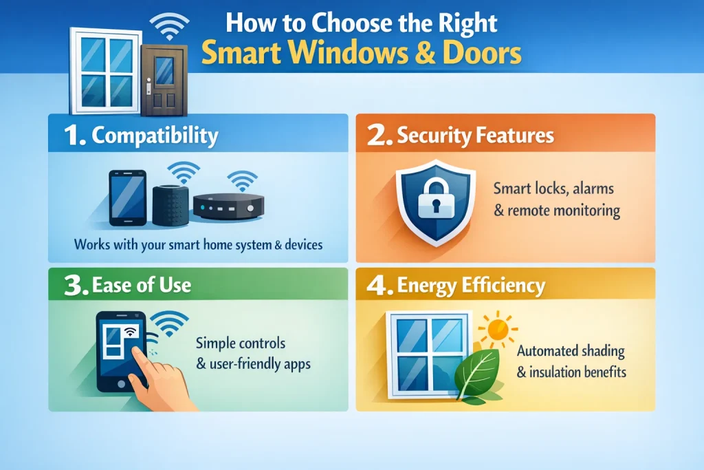 How to Choose the Right Smart Windows & Doors