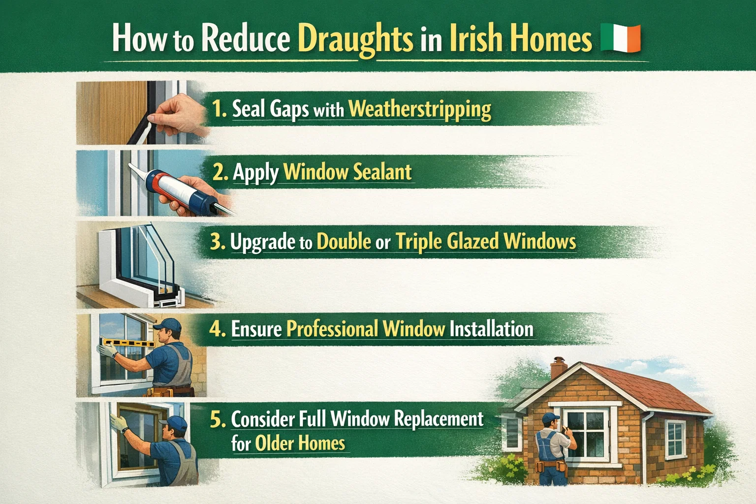 How to Reduce Draughts in Irish Homes