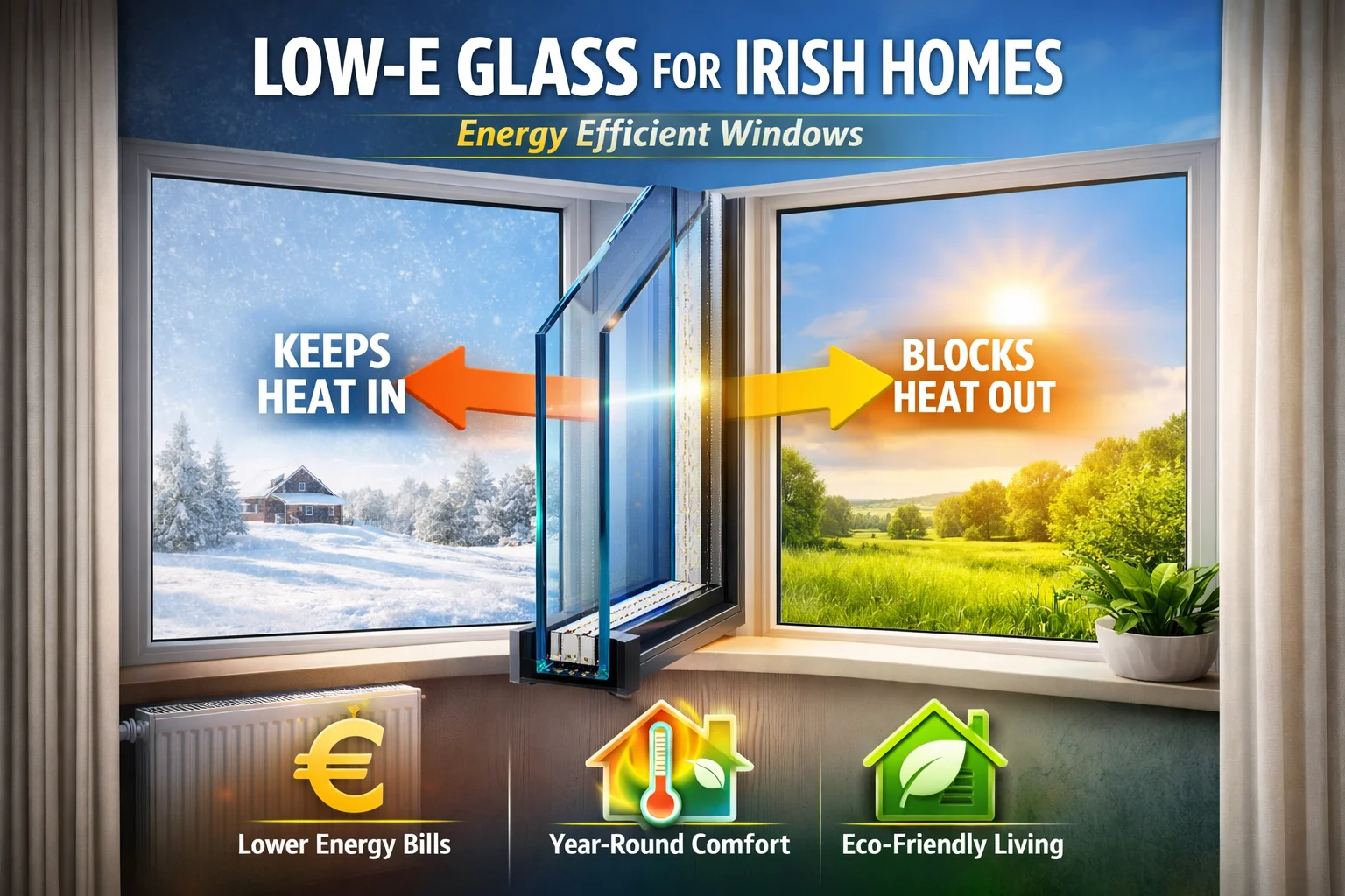 Low-E Glass Explained: How It Improves Energy Efficiency in Irish Homes