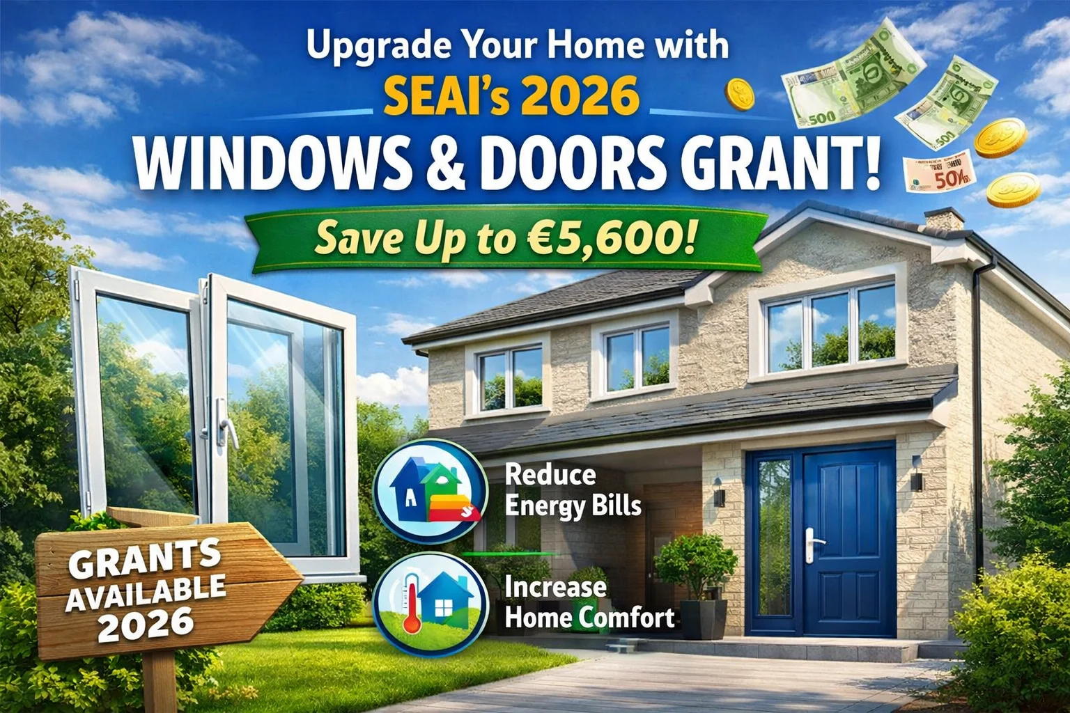 Upgrade Your Home with SEAI’s 2026 Windows & Doors Grant