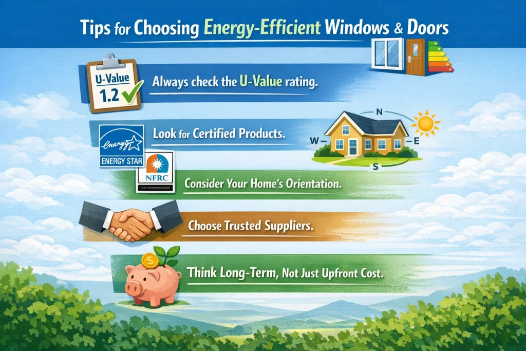 Tips for Choosing Energy-Efficient Windows & Doors