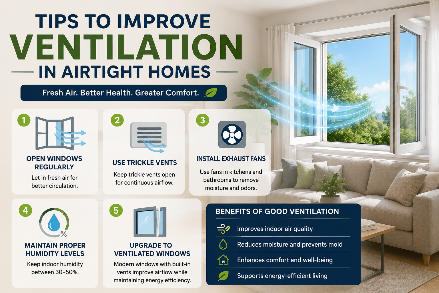 Ventilation In Windows Why Airtight Homes Need Proper Window Ventilation - WrightWindows