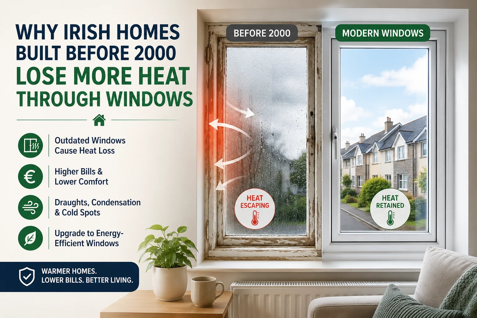 Why Irish Homes Built Before 2000 Lose More Heat Through Windows