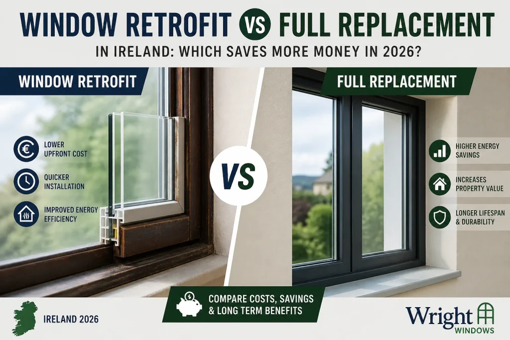 Window Retrofit vs Full Replacement Ireland