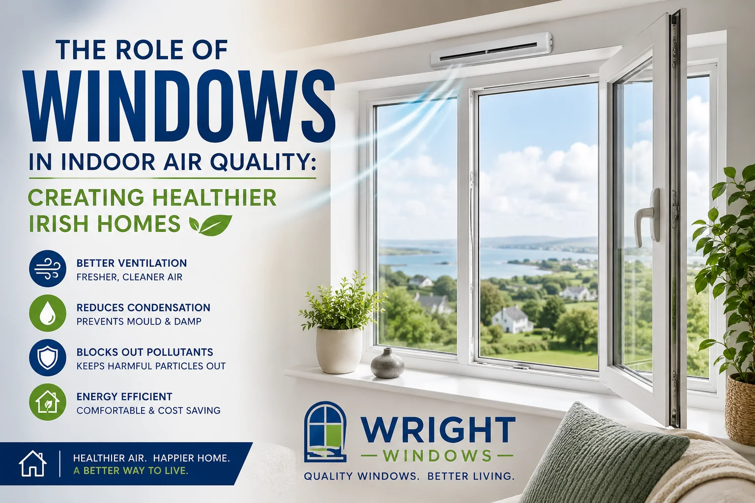 The Role of Windows in Indoor Air Quality: Creating Healthier Irish Homes
