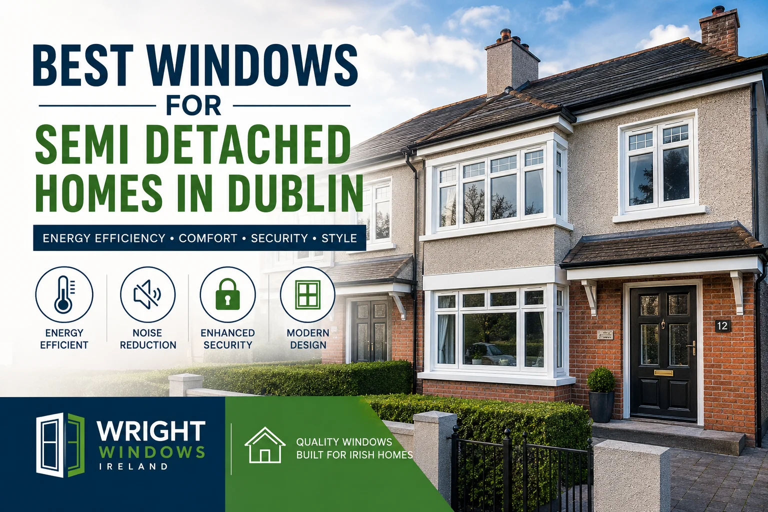 Best Windows for Semi Detached Homes in Dublin: The Complete Homeowner’s Guide for Energy Efficiency, Security, and Style