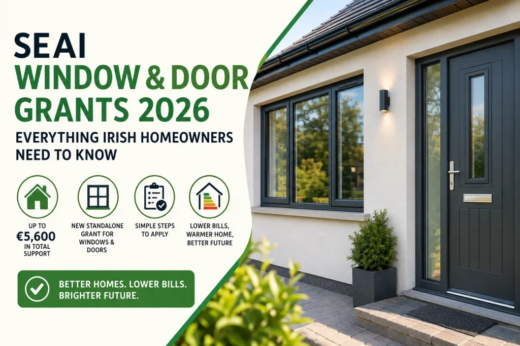 SEAI Window & Door Grants 2026: Complete Homeowner Guide