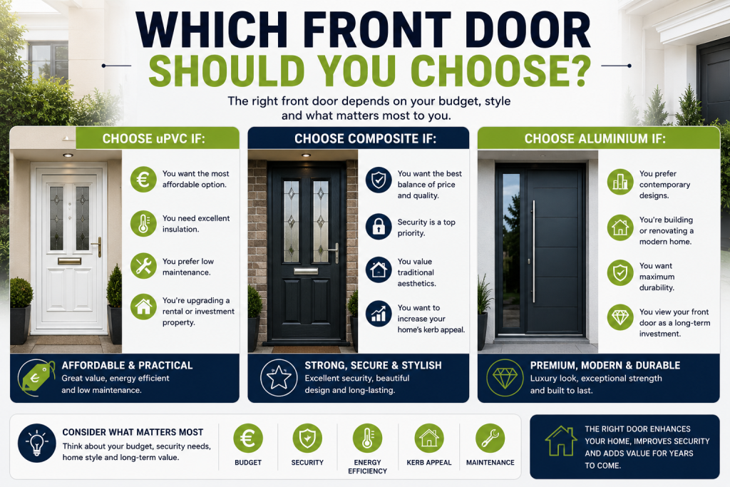 visual representation of Which Front Door Should You Choose?