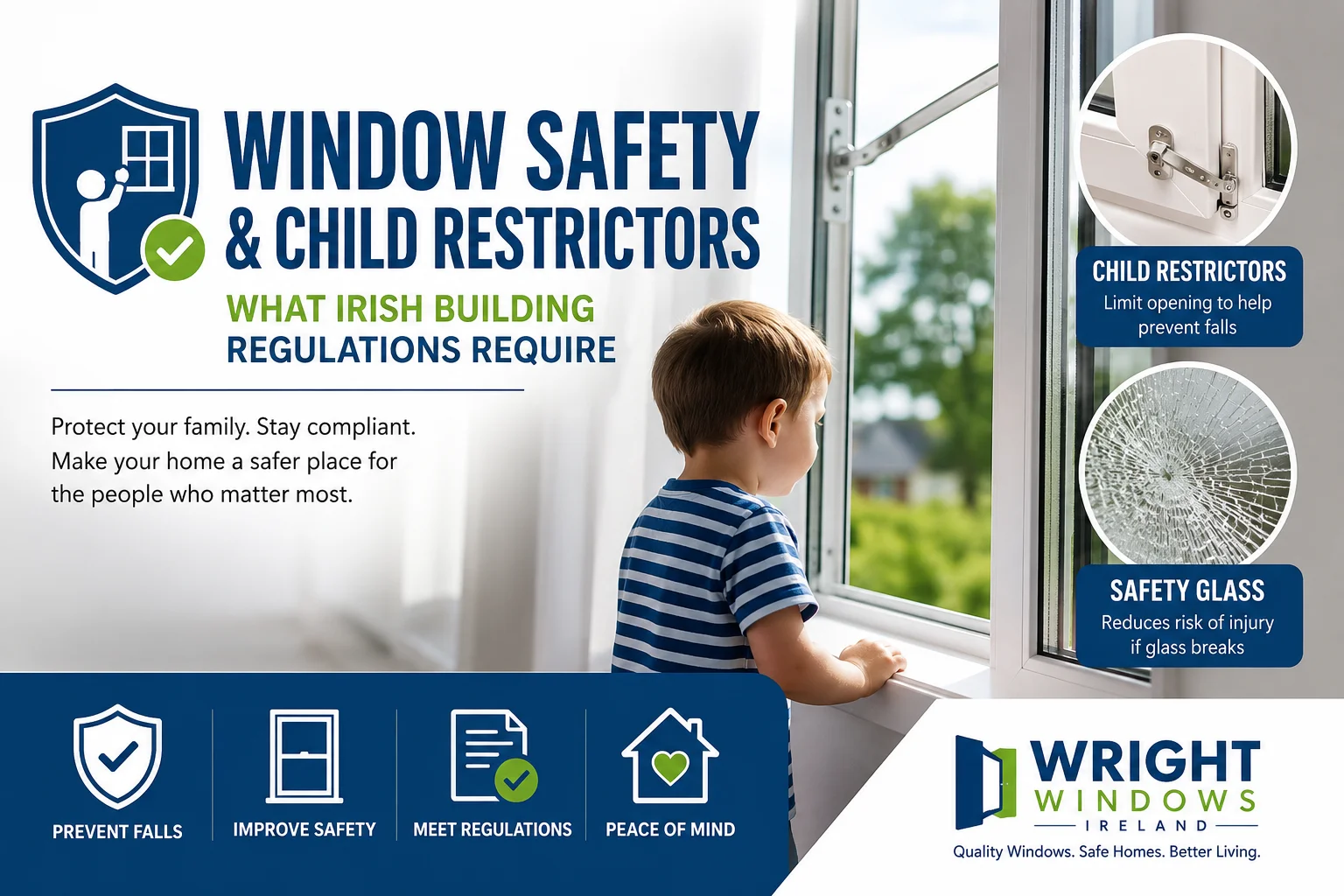 Window Safety & Child Restrictors: What Irish Building Regulations Require