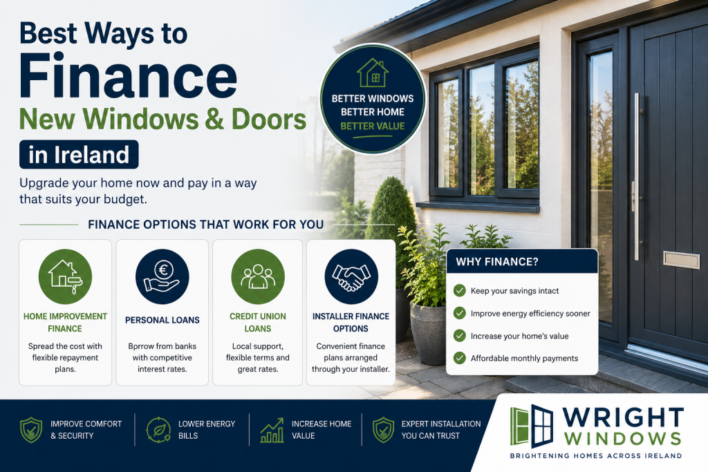 visual representation of Best Ways to Finance New Windows & Doors in Ireland