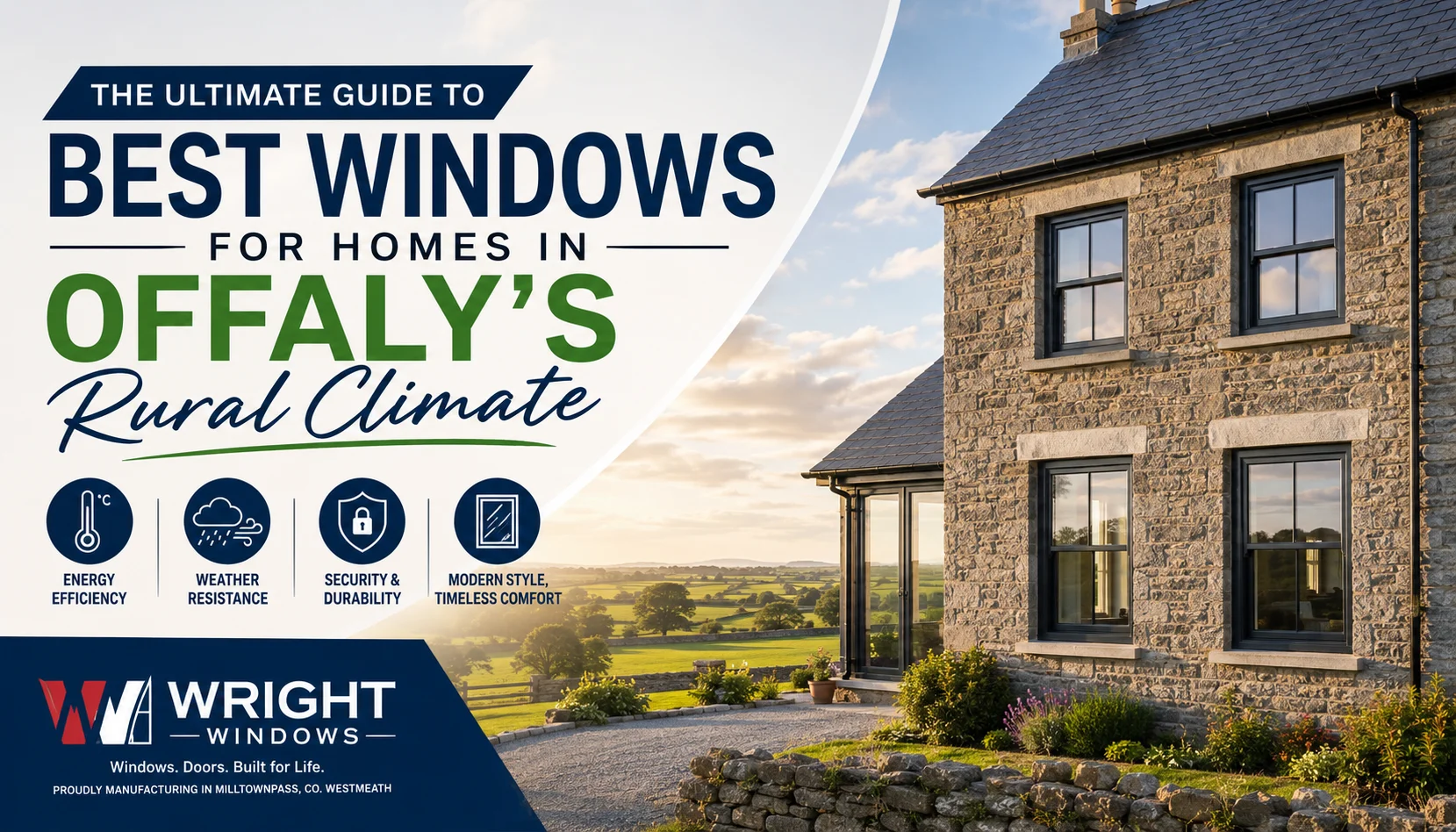 Best Windows for Homes in Offaly’s Rural Climate