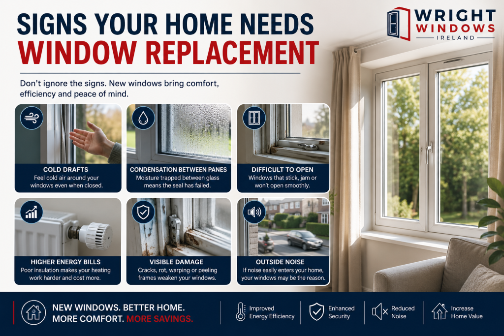 visual representation of Signs Your Home Needs Window Replacement