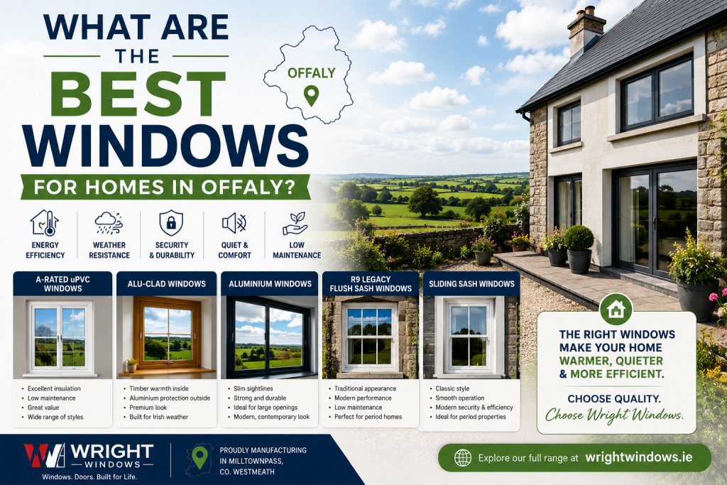visual representation of What Are the Best Windows for Homes in Offaly?