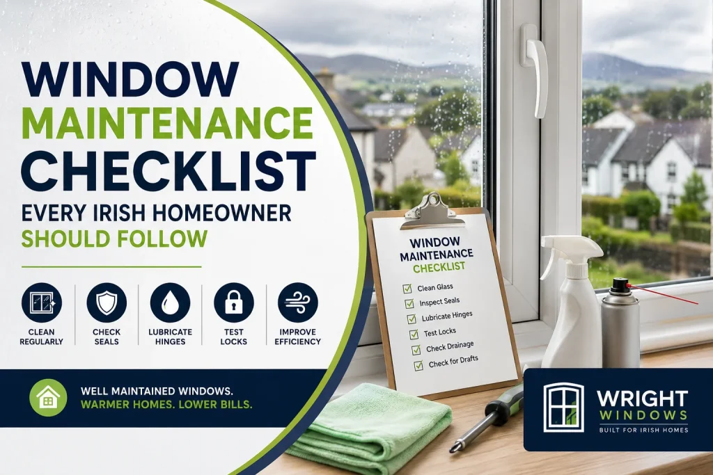 Window Maintenance Checklist for Irish Homes